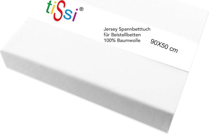 Actual product image Tissi MAXI BOXSPRING fitted sheet extra bed 90x50 (90 x 50 cm)