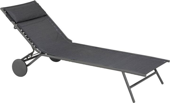Produktbild Lafuma Miami II Sonnenliege Stahl/Batyline® Duo Obsidian (198 cm)