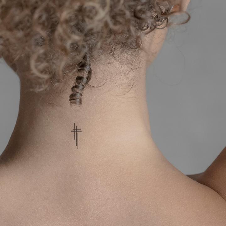 Produktbild minink Temporäres Tattoo – Künstlerisches Kreuz