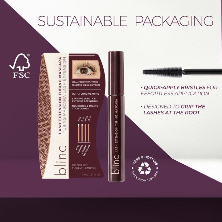 Produktbild Blinc Lash Extension Tubing Mascara Black (9ml) (Black)