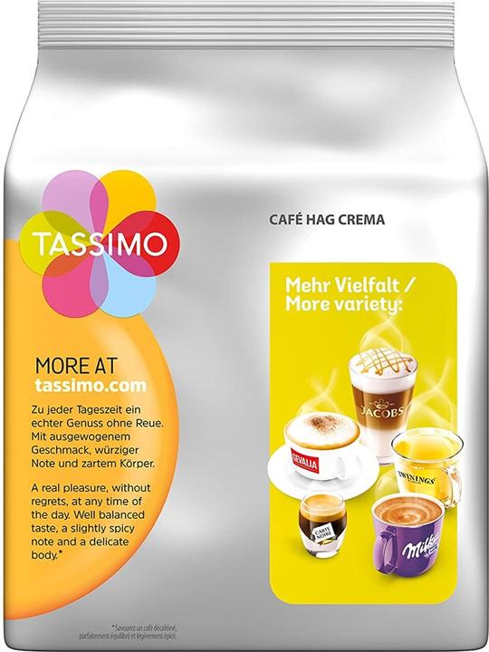 Actual product image Tassimo Cafe HAG Crema T-Disc (80 x Port.)