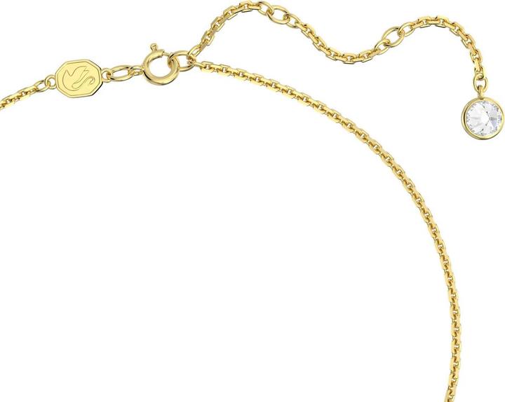 Immagine prodotto Swarovski Collana Gema Vari Tagli Fiore Oro Verde (Metallo Swarovski, 36 - 41 cm)