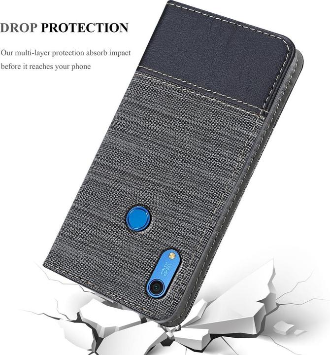Actual product image Cadorabo Book Jeans Optics Cover (Huawei Y6s)