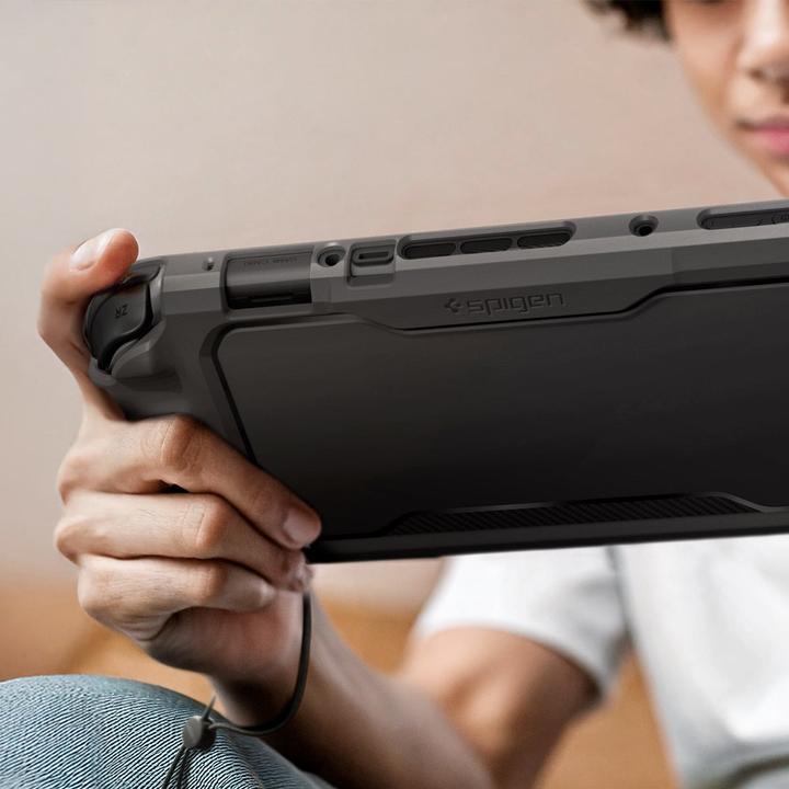 Actual product image Spigen Rugged Armor Nintendo Switch 2 Case Matte Black (Switch)