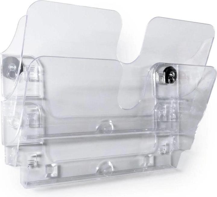 Durable Flexiplus 1709022400 Wandbrochurehouder Transparant Aantal vakken (210 x 297 mm)