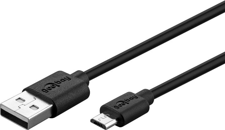 Produktbild Goobay Dual USB-A Ladegerät mit USB Micro Kabel (12 W)