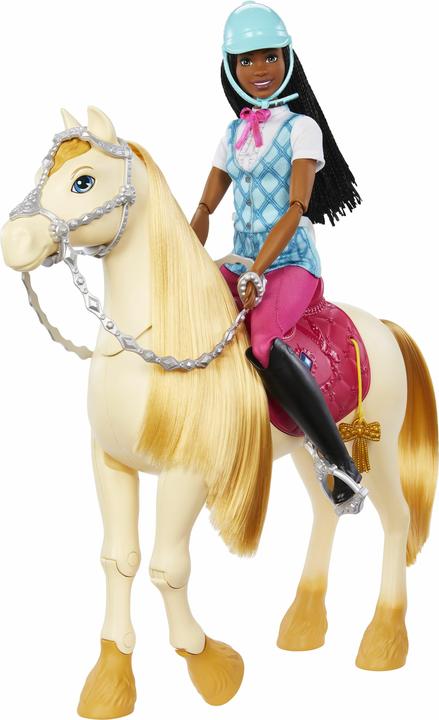 Actual product image Barbie Mysteries: The Mysterious Horse Adventure" Brooklyn" doll with riding outfit