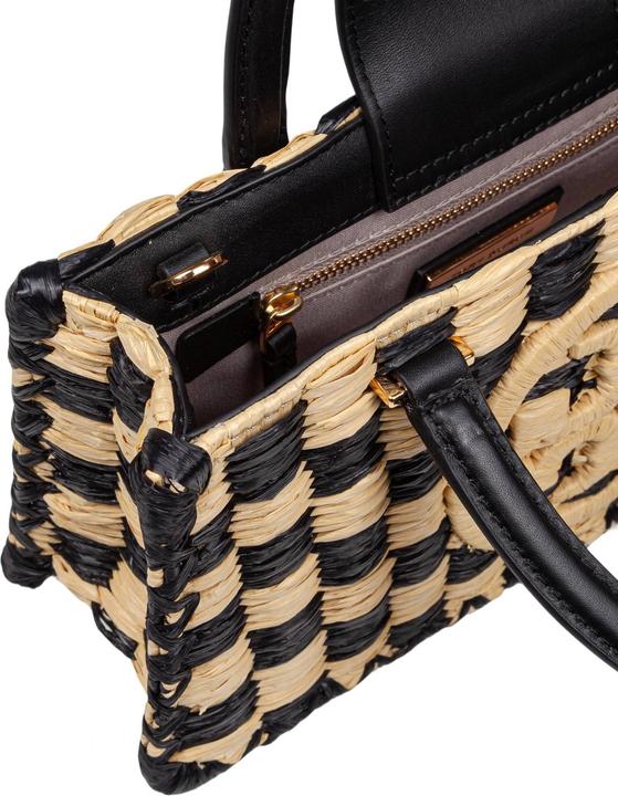 Actual product image Tory Burch ella east-west crocheted handbag