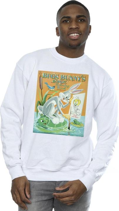 Actual product image Looney Tunes Mens Bugs Bunny Colouring Book Sweatshirt (XL)