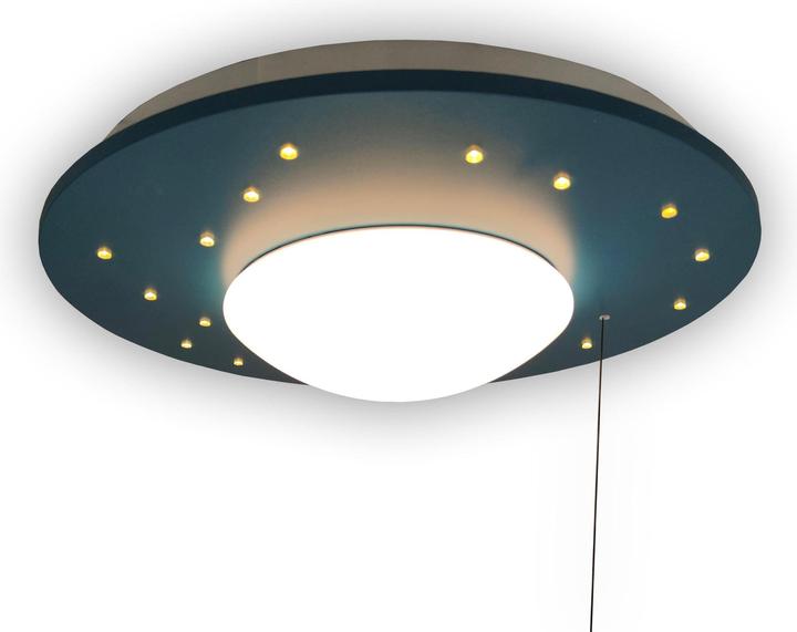 Actual product image Niermann Stand By Niermann Starlight LED Ceiling Light E27 Petrol Made in Germany