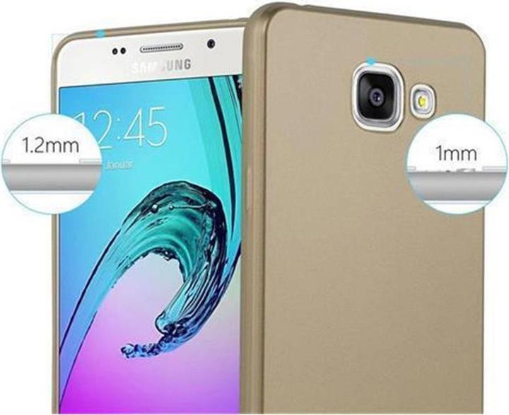 Actual product image Cadorabo TPU Matt Metallic Cover (Samsung Galaxy A3 (2016))