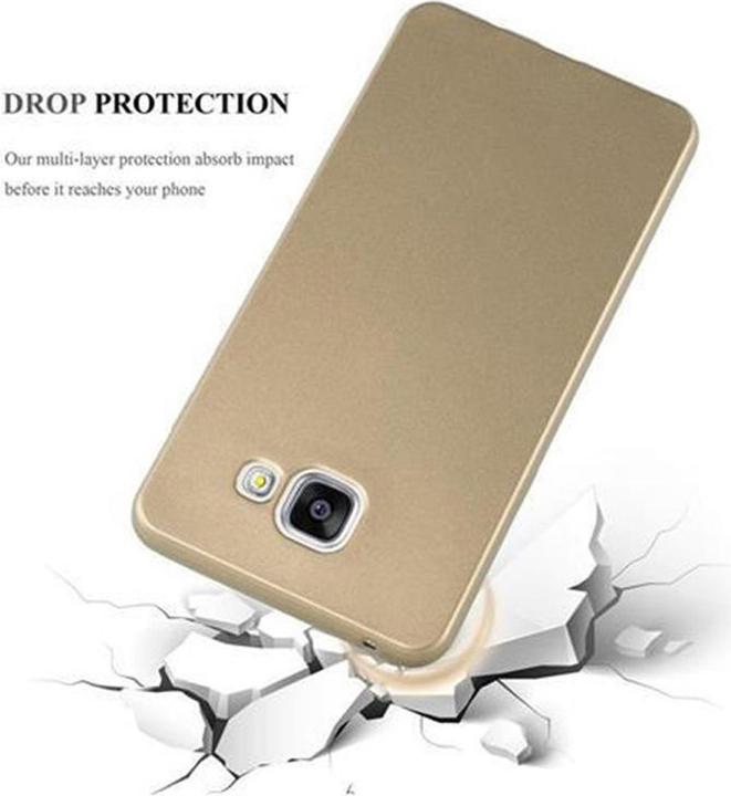 Actual product image Cadorabo TPU Matt Metallic Cover (Samsung Galaxy A3 (2016))