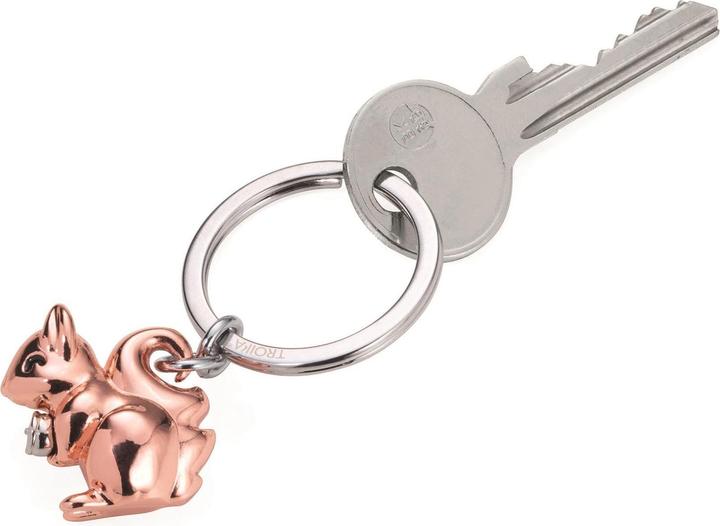 Image du produit Troika Porte-clés Cocu gris brillant / or rose