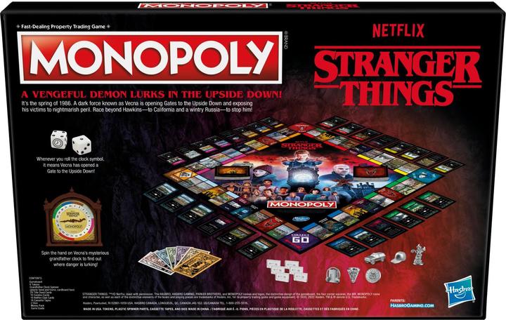 Produktbild Hasbro Gaming Monopoly- Stranger Things (Englisch)