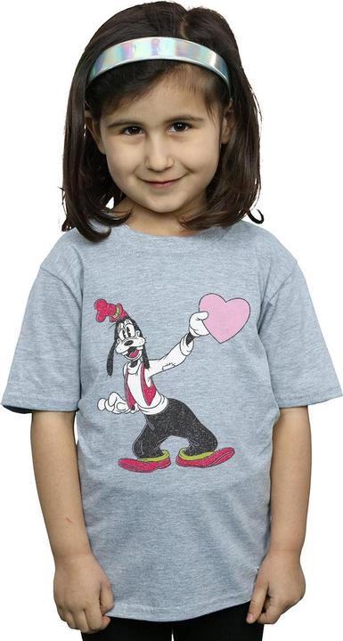 Image du produit Disney - T-shirt GOOFY LOVE HEART - Fille (140, 146)