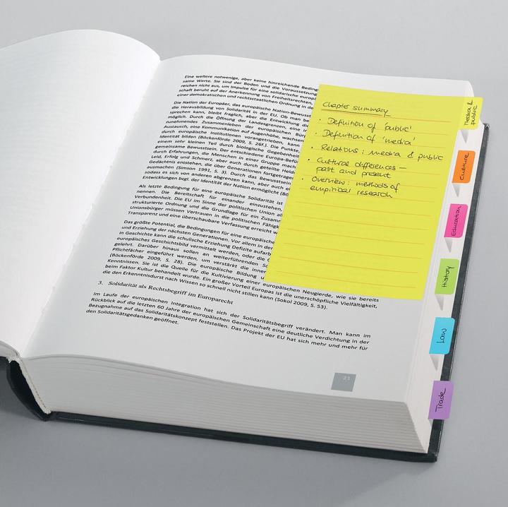 Actual product image Sigel TabMarker Notes (100 x 148 mm)