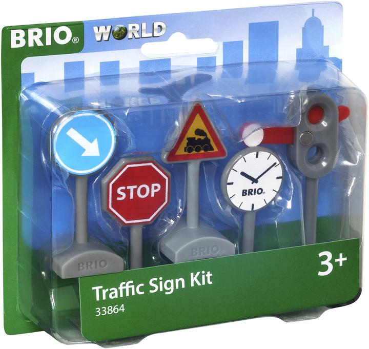 Produktbild Brio Eisenbahn Verkehrsschilder Set (BP1187356200)