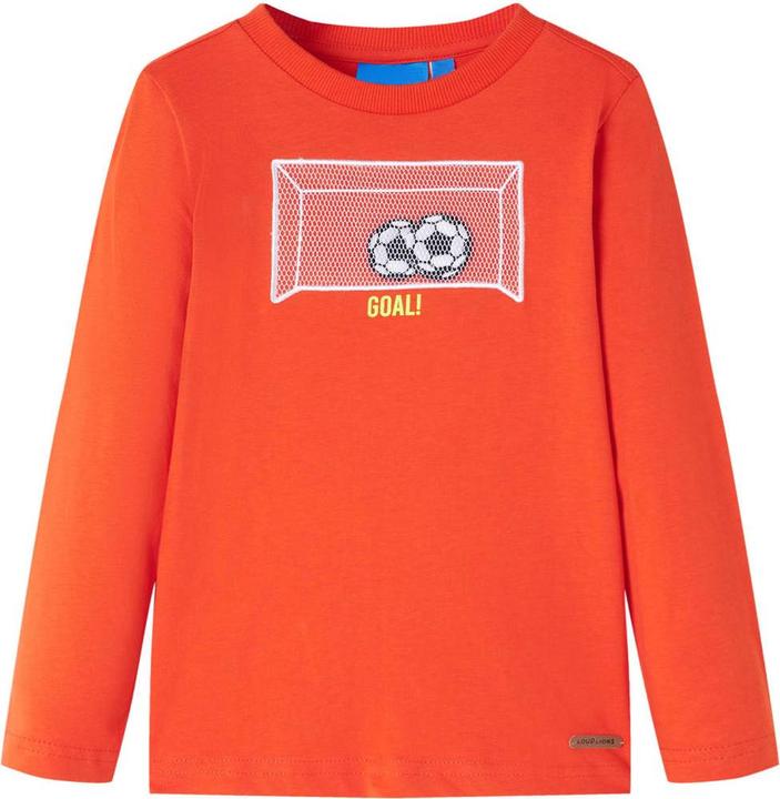 Produktbild VidaXL Kinder-Langarmshirt Hellorange 116,Material: 100 (116)