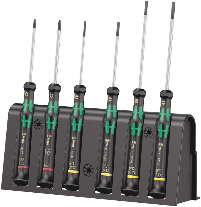 Actual product image Wera 2035/6 A Rack (Slotted screws, Phillipps cross recess (PH))