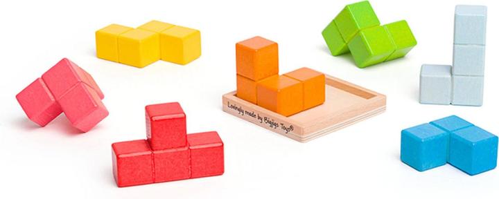 Produktbild Bigjigs Lock-a-Cube-Würfelpuzzle aus Holz