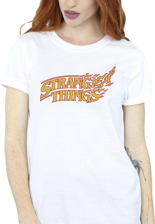 Immagine prodotto Netflix Stranger Things Logo Breaking Maglietta Ampia Donna (M)
