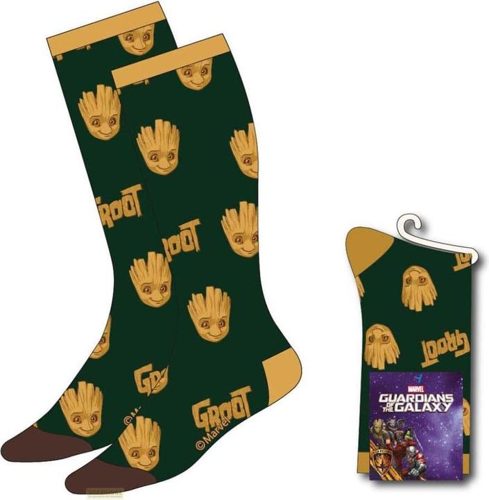 Cerdá Guardians of the Galaxy Socken Groot's Face 38-45 (Einzelpack, 38 - 45)