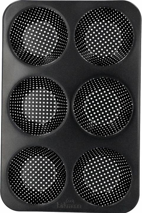 Produktbild Birkmann Bread Buddies Brötchenblech für 6 Stück 32×21 cm
