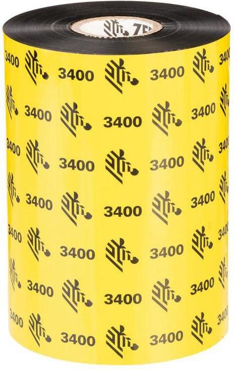 Zebra Ribbon, wax/resin 102mm x 450m (10.20 cm, Schwarz)