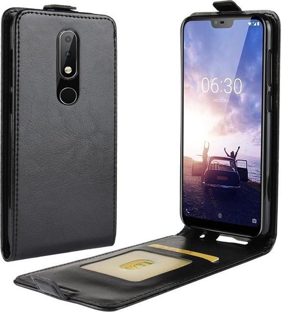 Produktbild MU Classic Crazy Horse Leder Flipcase Series (Nokia 6.1 Plus)