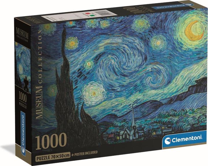 Immagine prodotto Clementoni Puzzle 1000 Museo Van Gogh, La notte stellata