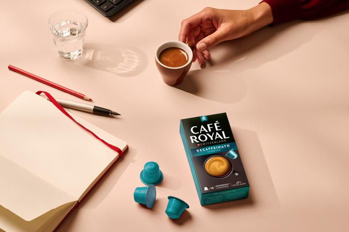 Immagine prodotto Café Royal espresso decaffeinato (10 x Porta.)