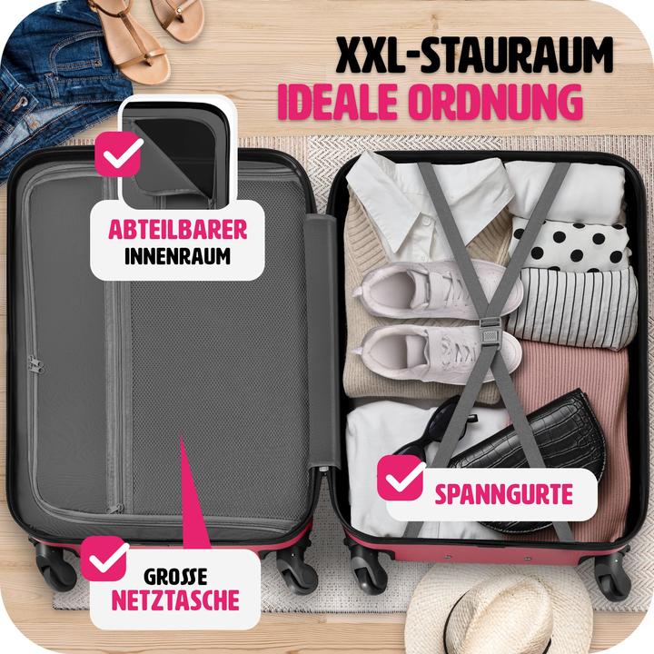 Produktbild tectake Hartschalenkofferset (106 l, M (50 - 90l), L (90 - 115l))