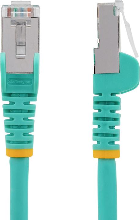 Produktbild StarTech COM 50cm CAT6a Kabel LSZH 10 Gigabit RJ45 LAN Kabel SFTP Patchkabel CAT6a Verlegekabel Abge (S/FTP, CAT6a, 0.50 m)