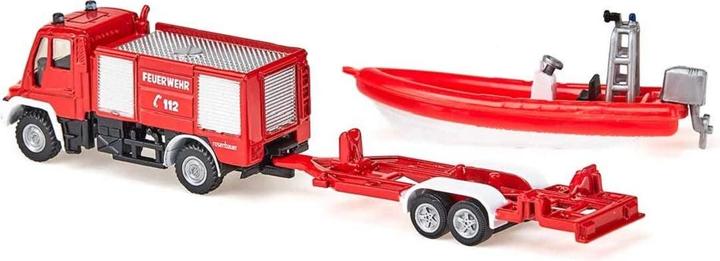Image du produit Siku Les pompiers de l'Unimog avec leur bateau