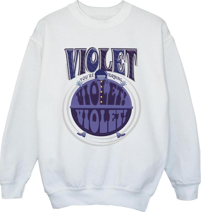 Willy Wonka & the Chocolate Factory Violet Turning Violet Sweatshirt Mädchen