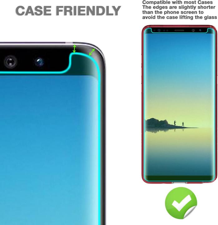Produktbild Nalia Schutzglas (1 Stück, Samsung Galaxy Note 8)