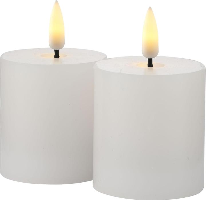 Produktbild Sirius LED-Kerze Sille Mini 5.4 cm x 6.5 cm, Weiss (2 x)