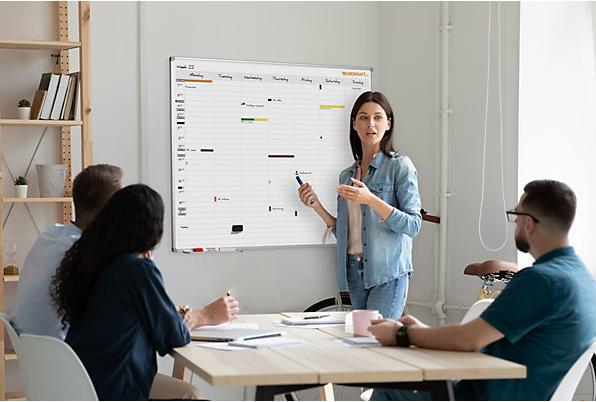 Actual product image eurokraft basic Weekly planner, neutral (900 x 600 mm)