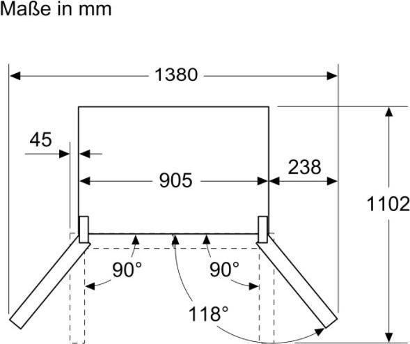 Actual product image Siemens KF96NVPEA (605 l)