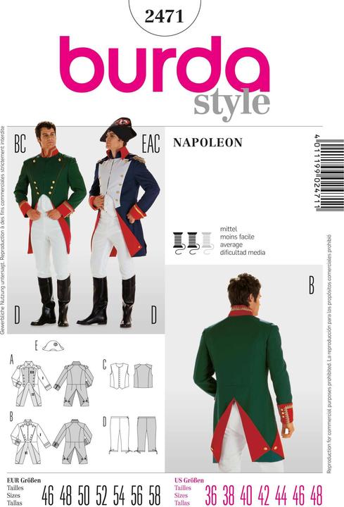 Actual product image Pattern Napoleon