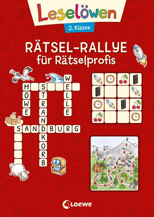 Leselöwen Rätsel-Rallye für Leseprofis - 2. Klasse (Rot) (Deutsch, Christiane Wittenburg, Dominik Rupp, Loewe Erstlesebücher, 2022)