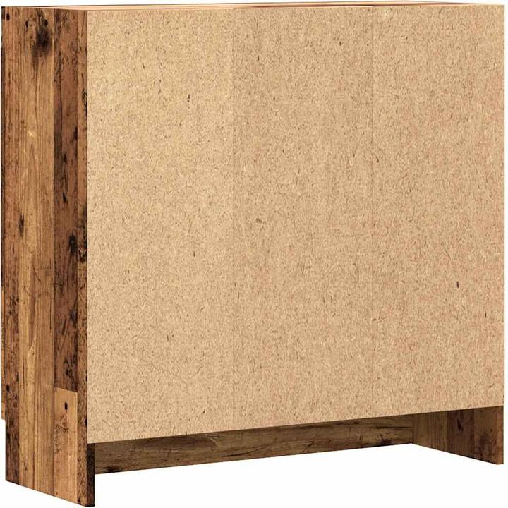 Actual product image VidaXL Bücherschrank Altholz-Optik 82,5x30,5x80 cm Holzwerkstoff (82.5 x 30.5 x 80 cm)