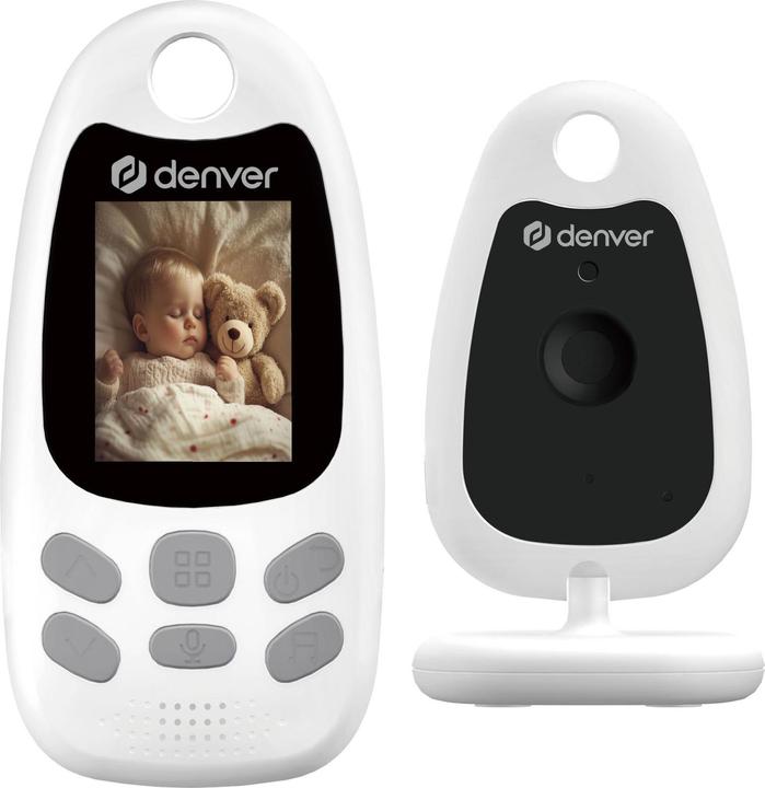 Actual product image Denver BC-250 Babycam mit Monitor 2,4 GHz White Neu (Video & Audio, 250 m)