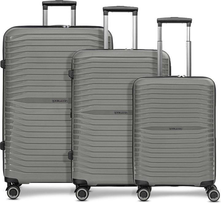 Produktbild Stratic Shine 4 Rollen Kofferset 3-teilig (193 l, XL (ab 115l))