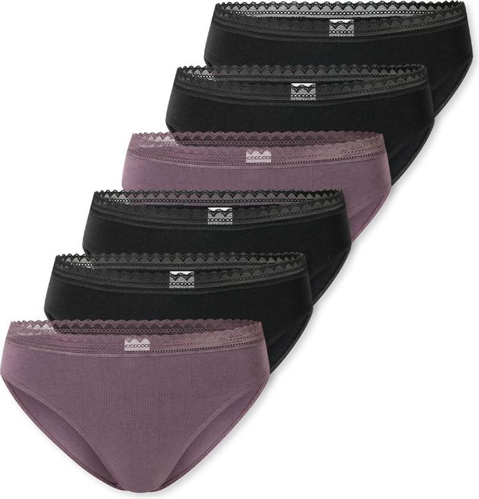 Produktbild Schiesser 6er Pack 95/5 Cotton Rio Slip (40, L, 6er Pack)