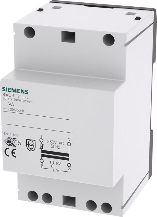 Immagine prodotto Siemens Trasformatore di sicurezza 24VA Primario AC 230V 50Hz Secondario 8V 12V AC m