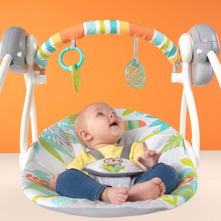 Actual product image Bright Starts Rainforest Vibes™ Portable Swing