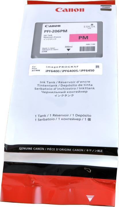 Image du produit Canon Encre grand format magenta Orig.Nr. PFI-206PM (PM)