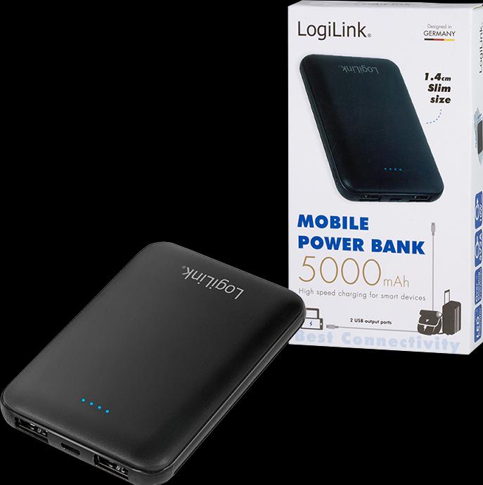 Produktbild LogiLink PA0202 (5000 mAh, 10 W, 18.50 Wh)