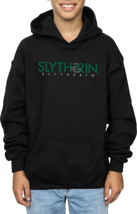 Produktbild Slytherin Text Kapuzenpullover Jungen (140, 146)